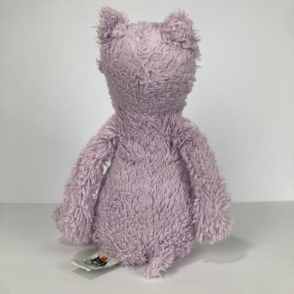 Jellycat Bashful Lilac Purple Hippo Stuffed Animal 12” Plush Soft Cuddle Toy - Picture 3 of 9